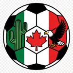 2026美加墨世界杯官方Logo - 足球与奖杯图案